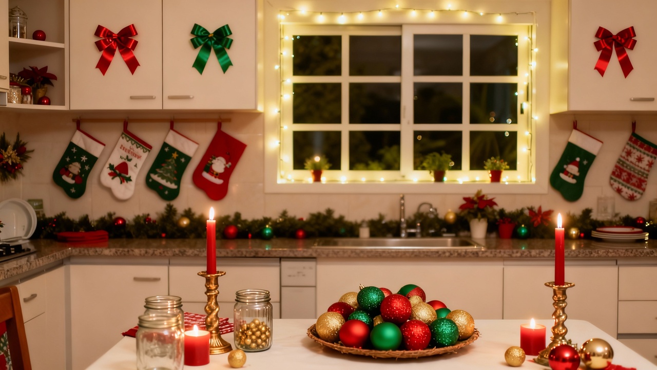 A decoração de Natal de cozinha que seus convidados vão amar