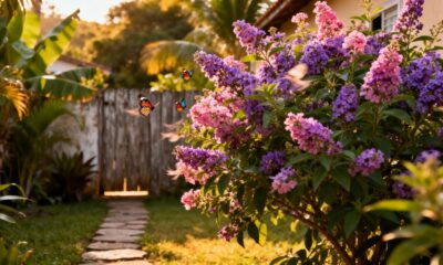 Com essa planta resistente, o jardim ganha cor, vida e visitas constantes de borboletas