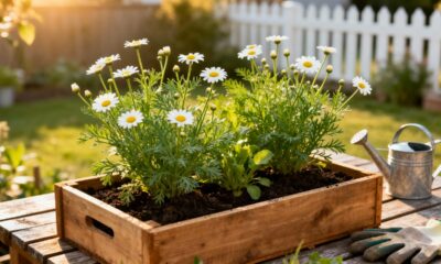 Plantei camomila só para passar o tempo e acabei criando algo muito maior
