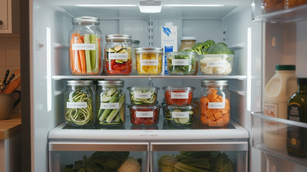 Como conservar legumes cortados por mais tempo na geladeira usando truques simples do dia a dia