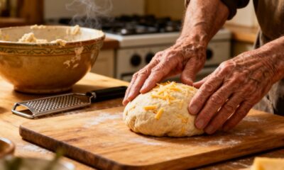 Minha vó me ensinou uma receita de família de pão de queijo e meu café nunca mais foi o mesmo