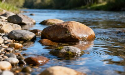 O motivo curioso que faz as pedras de rio ficarem mais redondas