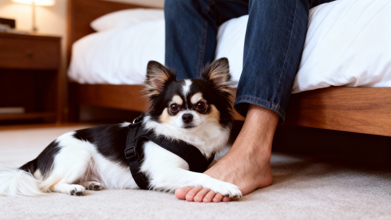 O que significa quando o cachorro deita sempre aos seus pés