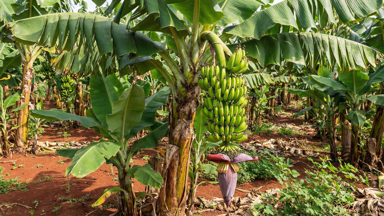 Descobri que o vento forte era o motivo da minha bananeira nanica não crescer