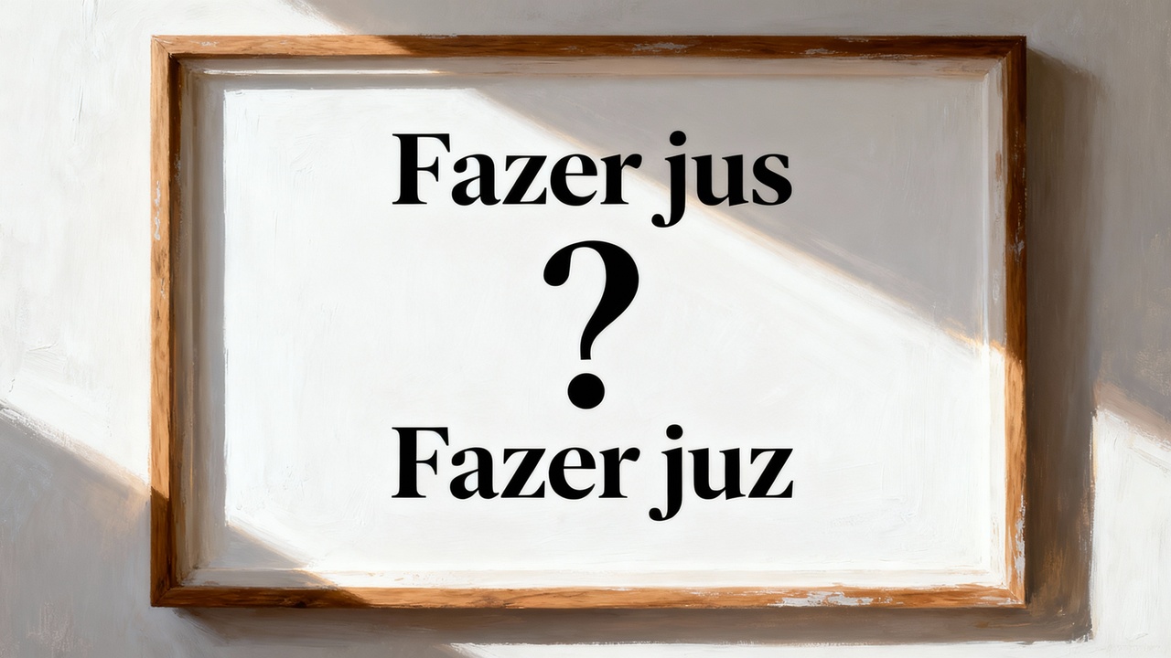 Afinal, o correto é “fazer jus” ou “fazer juz”?