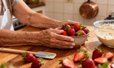 Minha vó me ensinou essa sobremesa de família com morango e meu Natal nunca mais foi o mesmo