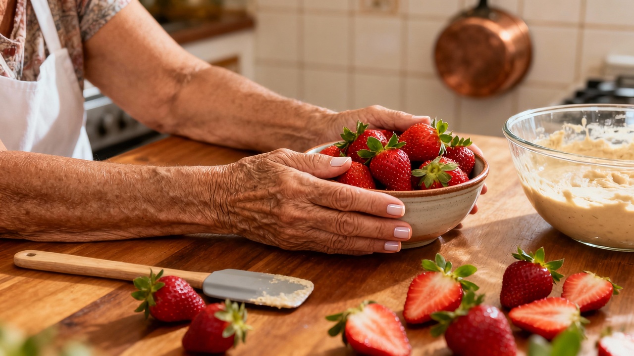 Minha vó me ensinou essa sobremesa de família com morango e meu Natal nunca mais foi o mesmo