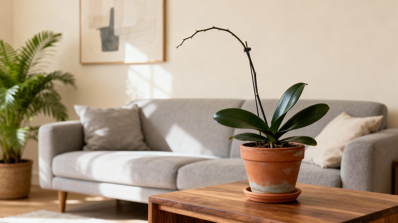 Minha orquídea phalaenopsis ficou um ano sem flores até eu descobrir esse detalhe simples