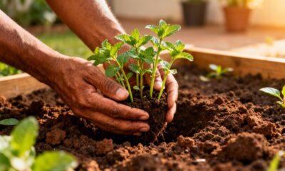 Quando perdi meu emprego, comecei um jardim de hortelã e encontrei um propósito que me renovou