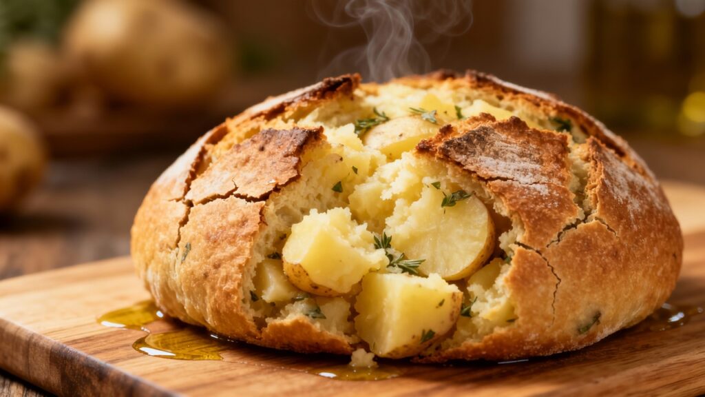 Sanduíche de batata diferente substitui o pão e fica crocante por fora e leve por dentro