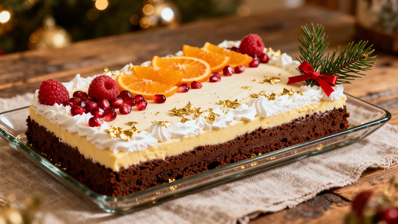 Quanto custa fazer uma sobremesa de travessa natalina gigante e deliciosa