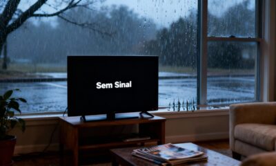 O que significa quando a TV perde sinal quando chove