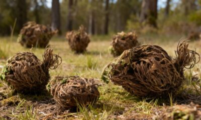 Uma planta que renasce do nada quando a chuva chega pela primeira vez