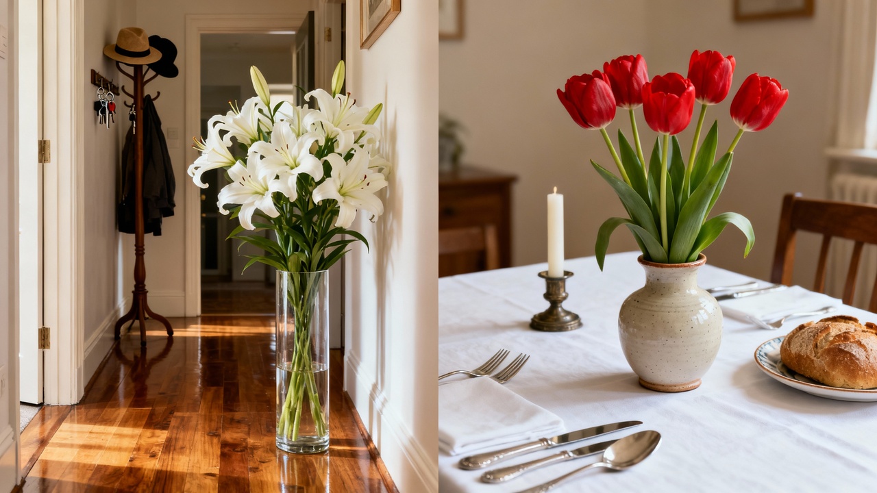 Essas flores transformam a mesa do jantar e o hall de entrada sem esforço