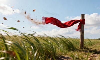 O som curioso que o vento faz ao passar pelas árvores e como isso muda a sensação do ambiente