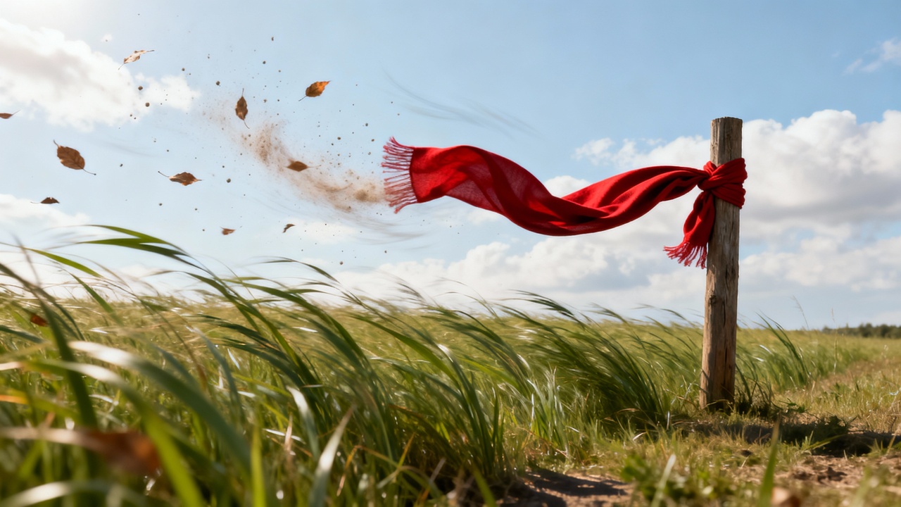 O som curioso que o vento faz ao passar pelas árvores e como isso muda a sensação do ambiente