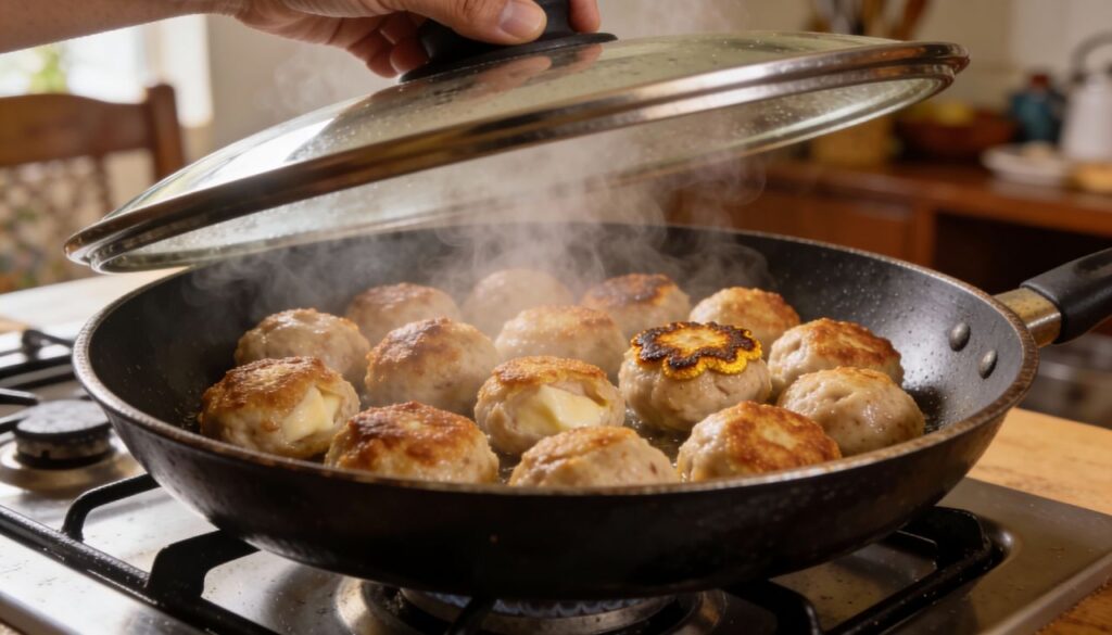 Como deixar sua almôndega macia por dentro e dourada por fora mesmo sem gordura ou ingredientes difíceis de achar