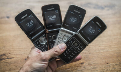 Celulares antigos da Samsung com formatos experimentais, telas curvas, câmeras diferenciadas e conceitos à frente do seu tempo.
