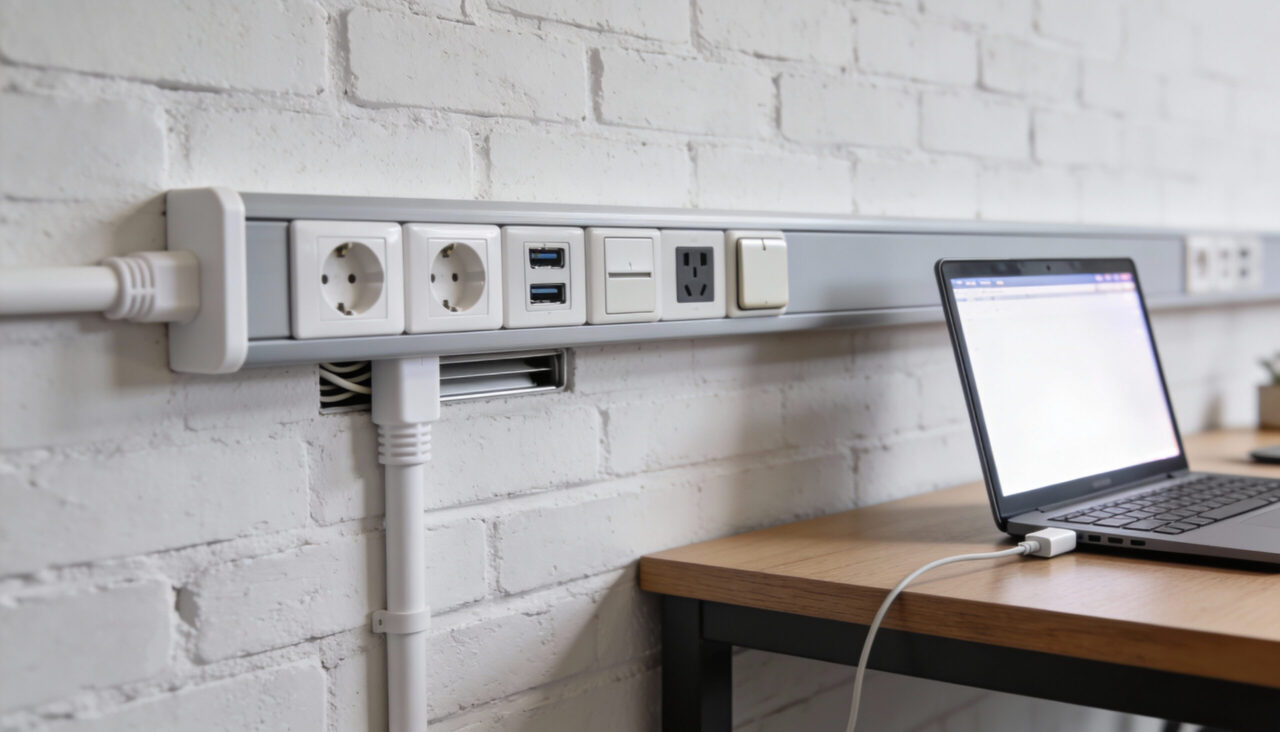 Modernize sua casa com energia inteligente e segura usando módulos elétricos com instalação fácil e visual limpo.