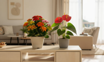 Quem tem pouco tempo encontra em kalanchoe e antúrio aliados para decorar
