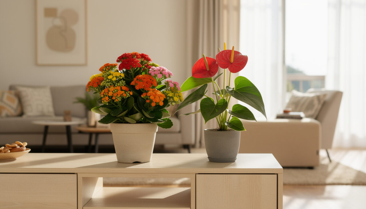 Quem tem pouco tempo encontra em kalanchoe e antúrio aliados para decorar