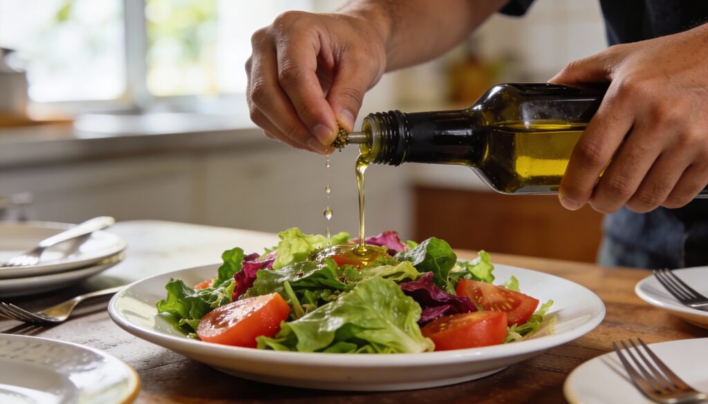 Azeite em jejum ajuda ou atrapalha? O que você precisa saber antes de adotar a colher diária da moda