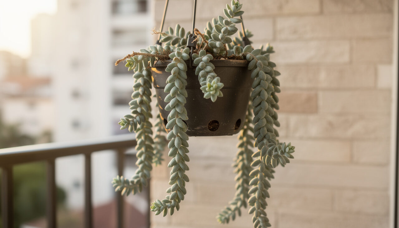 O sedum rabo-de-burro não exige perfeição só observação e calma