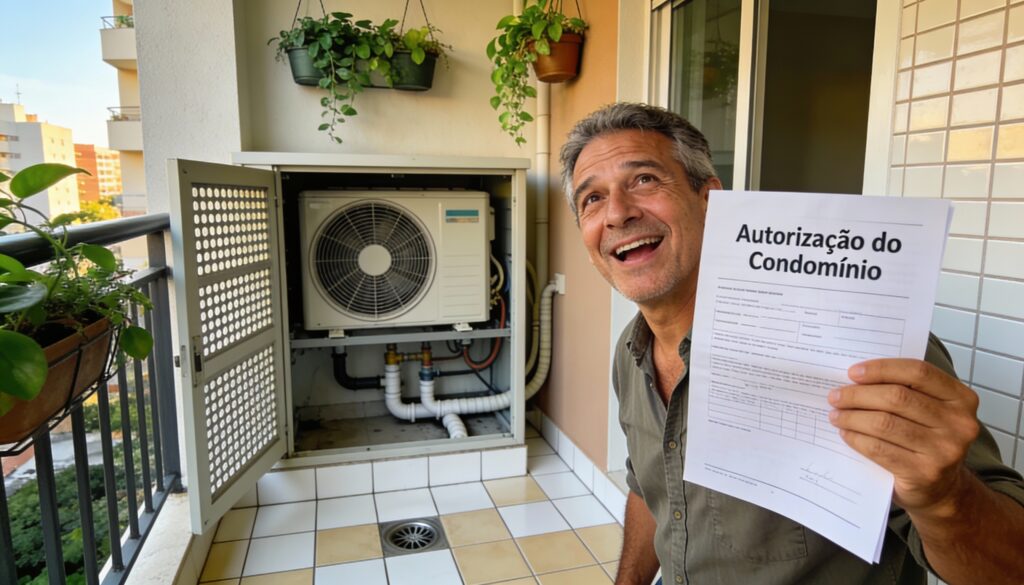 Quer colocar ar-condicionado no apê sem dor de cabeça? O que a lei e o condomínio deixam (ou não) você fazer