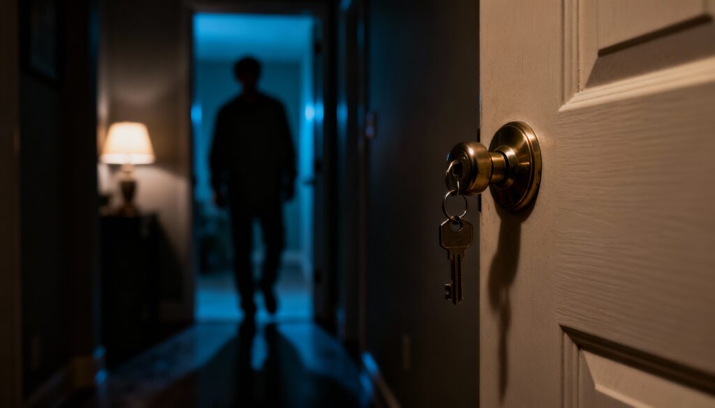 Chave na fechadura atrasa socorro e ainda aumenta riscos de trancamento