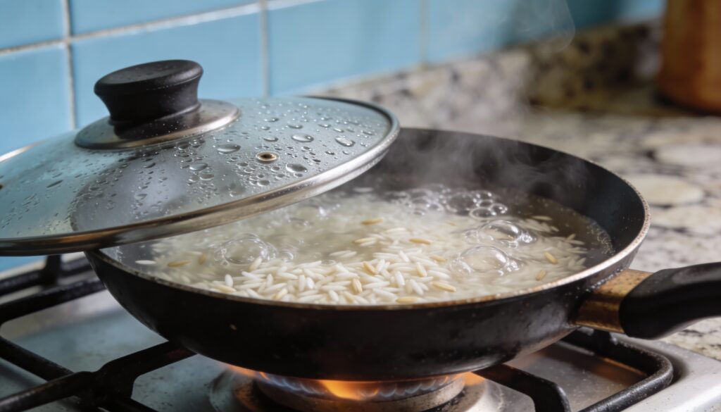 Cozinhe o arroz direto na frigideira e aprenda o jeito mais prático de fazer sem panela elétrica