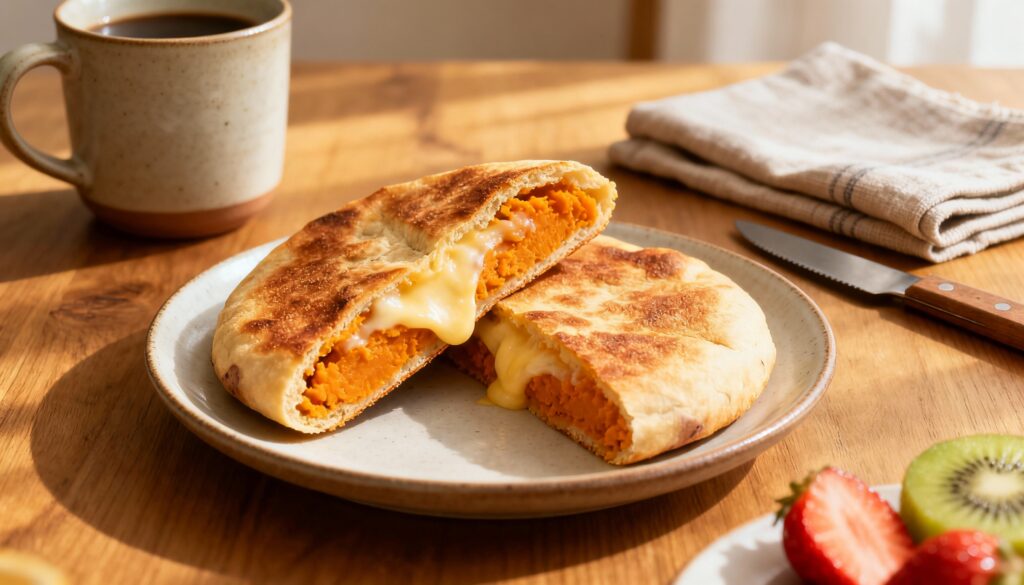 Receita de pão de frigideira, feito sem forno e sem fermento é super simples de fazer e fica delicioso 