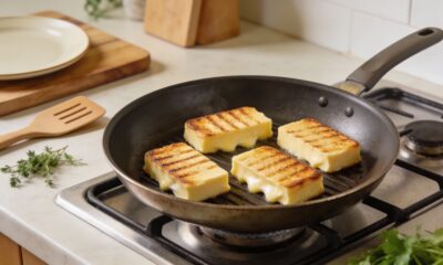 Deixe o queijo na geladeira por 10 minutos e faça o melhor queijo grelhado na frigideira com uma casquinha dourada perfeita