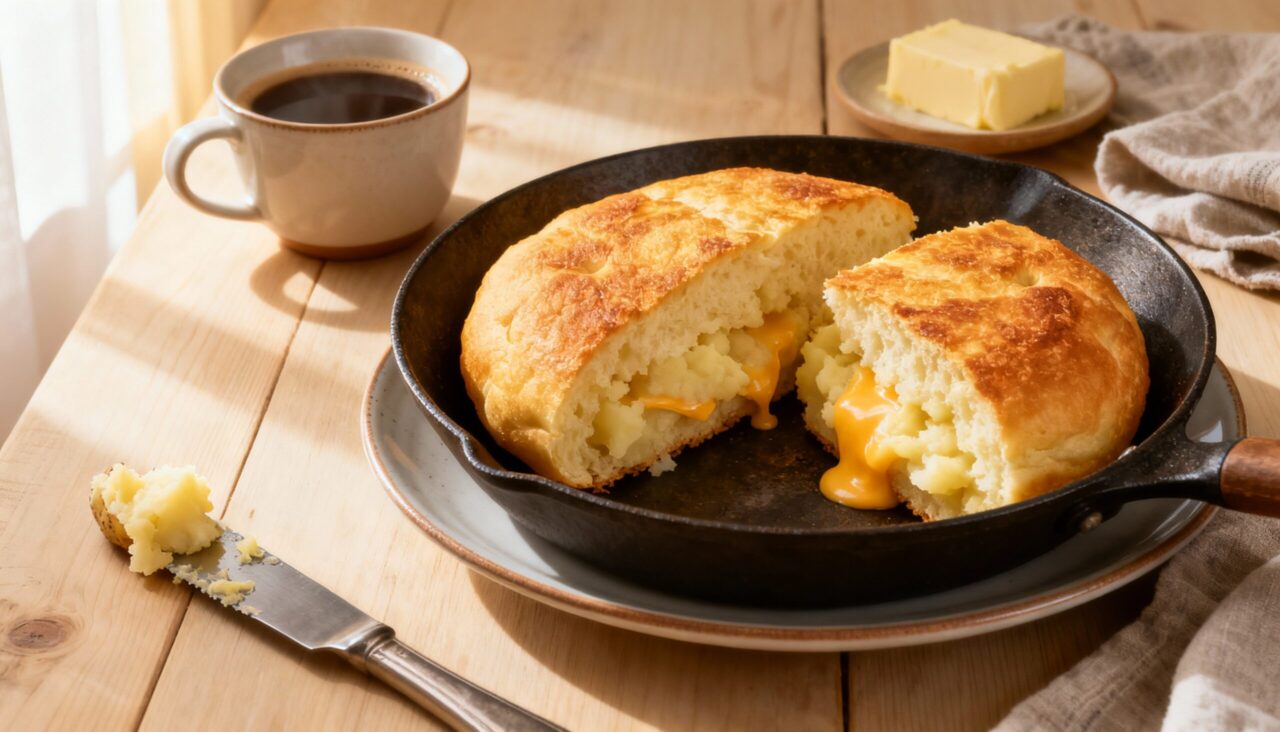 Receita de pão de batata tão deliciosa que faço quase todo fim de semana, usa APENAS duas batatas e não precisa de forno