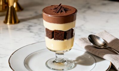 Receita de torta na taça fica pronta em 45 minutos e renda até 8 taças