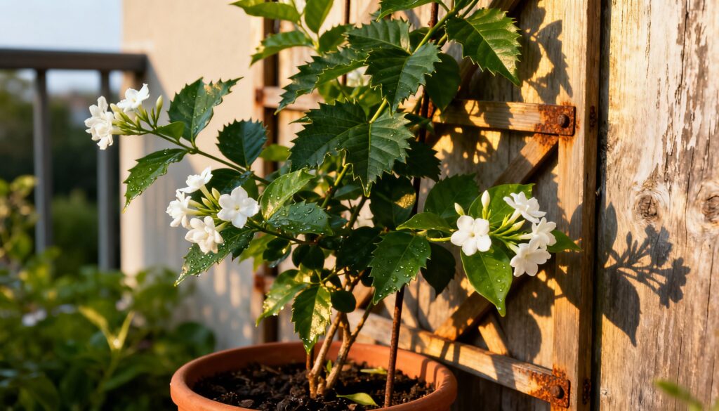 Como cultivar jasmim-árabe em vasos e varandas com floradas constantes