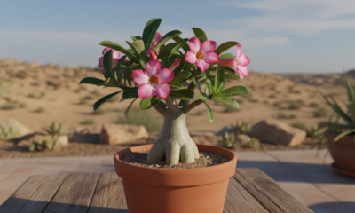 Essa planta quase morreu, mas voltou a florescer quando eu mais precisava