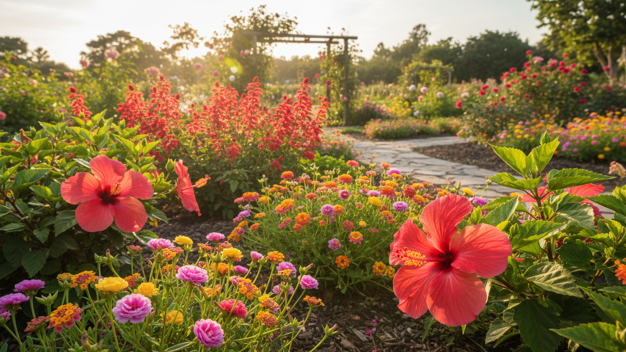 4 flores resistentes perfeitas para climas quentes e úmidos