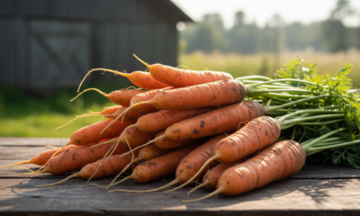 Plantar cenoura do jeito certo evita raízes tortas e garante bom crescimento
