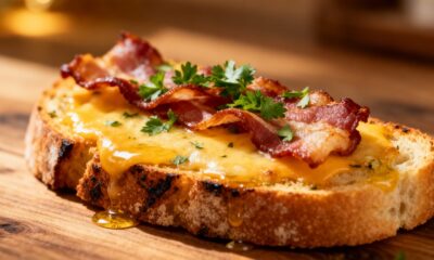 Esse pão de alho com bacon vai se tornar o assunto do seu churrasco de domingo