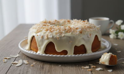 Por menos de R$ 35 você pode fazer um bolo de coco geladinho para um café nos dias mais quentes