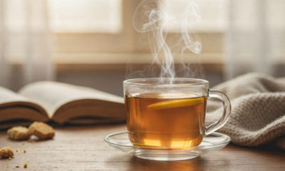 Esse chá fica naturalmente adocicado mesmo sem usar açúcar ou adoçante