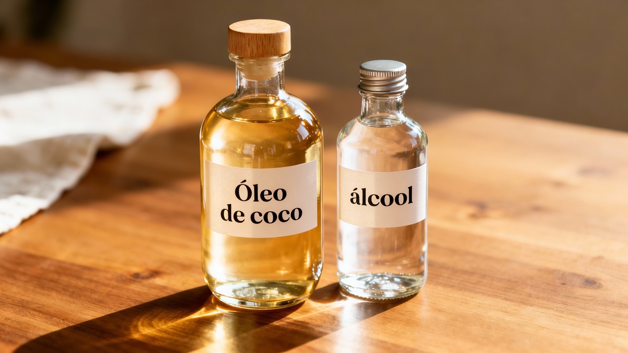 Como a mistura de óleo de coco e álcool garante brilho mais duradouro na cozinha