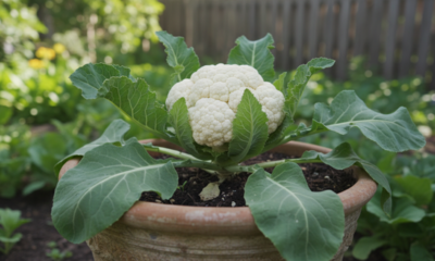 Plantar couve-flor do jeito certo faz diferença na firmeza das cabeças
