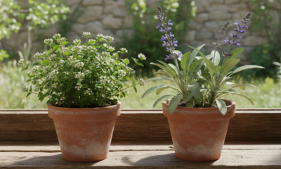 Essas plantas ajudam a afastar moscas e aguentam bem o sol forte do verão