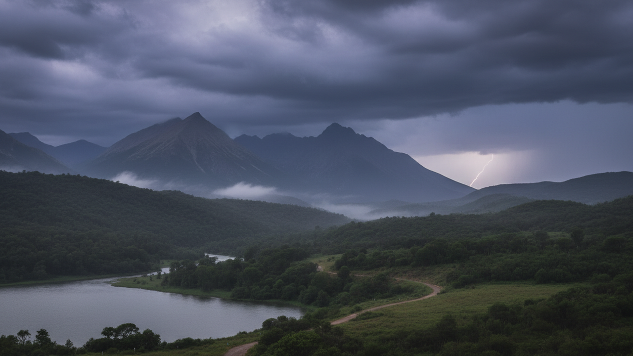 Pouco antes do temporal, a natureza fica em silêncio por um motivo curioso