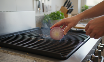 Esfregar cebola na grelhas da cozinha: para que serve e por que é recomendado
