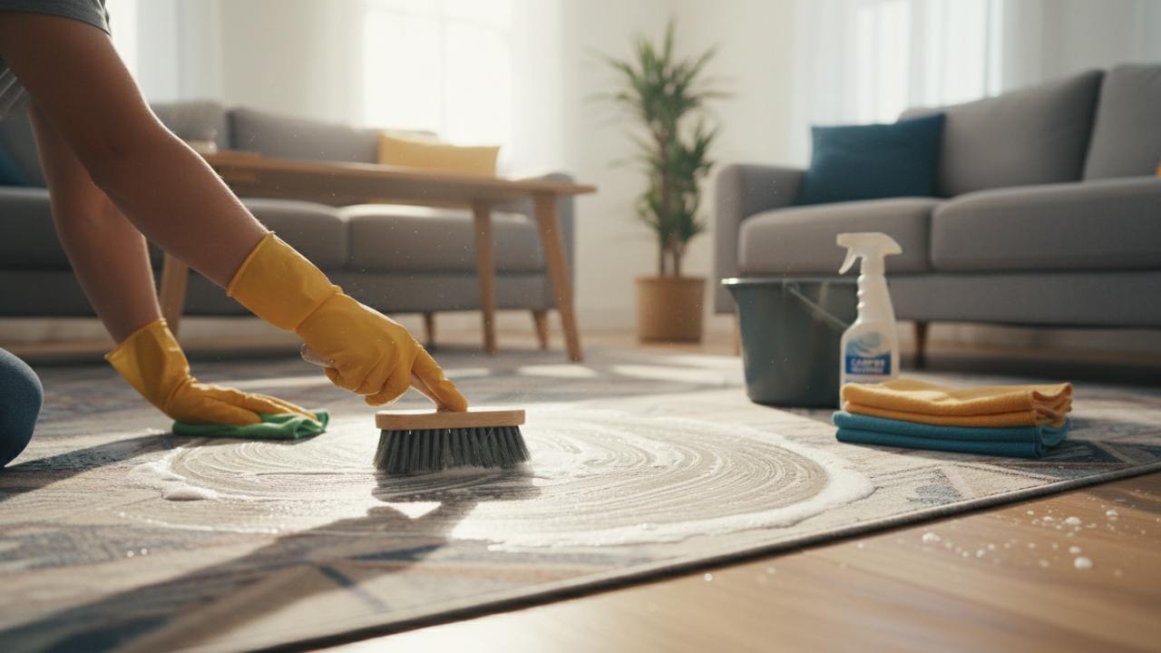 Como criar o tira-manchas de tapetes perfeito que remove odores e sujeira de uma só vez