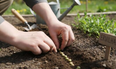 Plantar ervilha do jeito comum nem sempre garante o melhor resultado