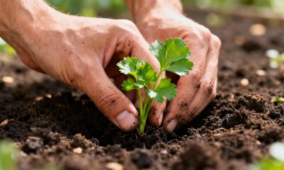 A forma de plantar salsa lisa influencia mais no sabor