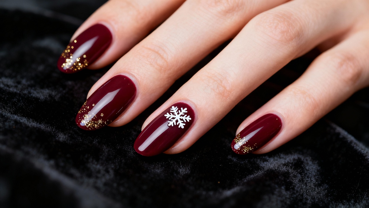 Abandone o básico com a cor de unhas para dezembro que é puro luxo